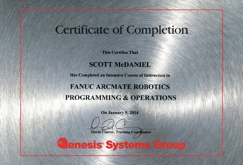 Arcmate Certificate
